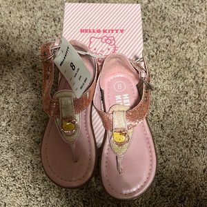 Hello Kitty New pink size 8 sandles.